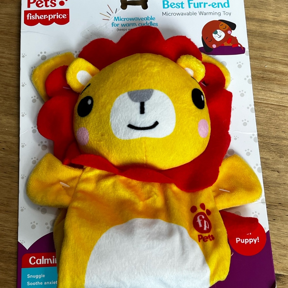 NEW Fisher Price Anxiety Comforting Dog Toy "Best Furr-end" Warming Snuggle - Picture 7 of 8